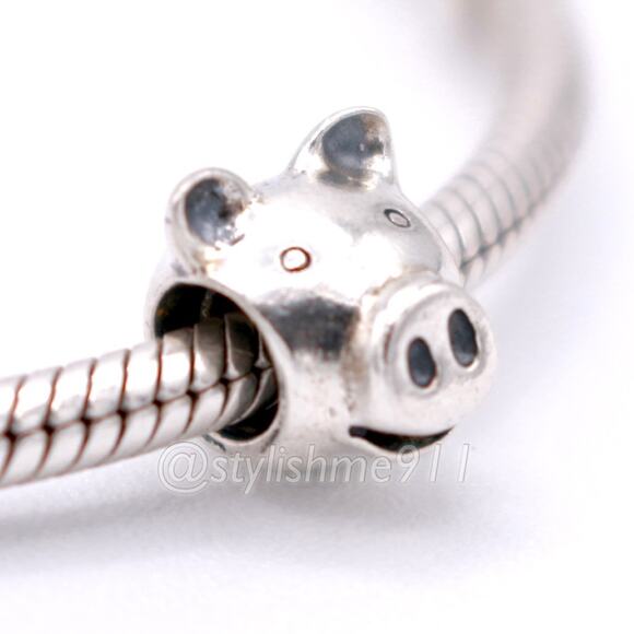 Authentic Pandora Pig Charm - 790214 - Picture 1 of 10